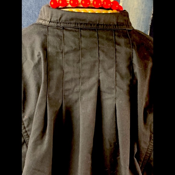 Vintage 90’s Pleated Wing Shoulders Lightweight Jacket Sz S - Picture 5 of 8